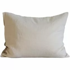 Tell Me More Linen Kissenbezug 50x60 Cm 2-er Set, Warmes Grau