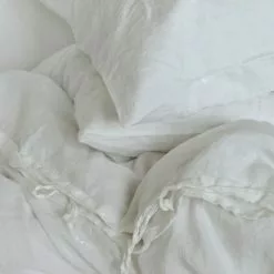 Tell Me More Linen Kissenbezug 65x65 Cm, Weiß -Home-Verkäufe 2023 tell me more kissenbezug leinen 65x65 cm 4