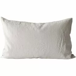 Tell Me More Kissenbezug Leinen 60x90 Cm, Warm Grey