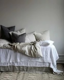 Tell Me More Kissenbezug Leinen 60x90 Cm, Warm Grey -Home-Verkäufe 2023 tell me more leinen kissenbezug light grey 9